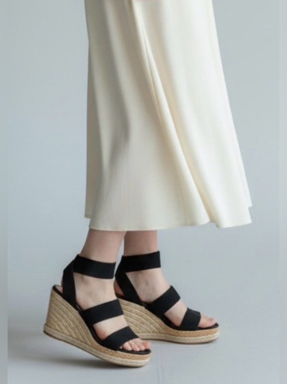 Madden Girl Strappy Cork Wedge Platform Heel Sandals NIB